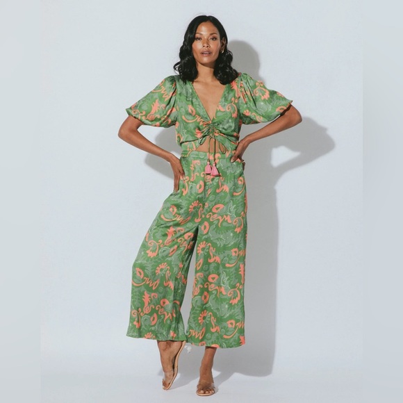 CLEOBELLA SATIN JUMPSUIT - Picture 2 of 5